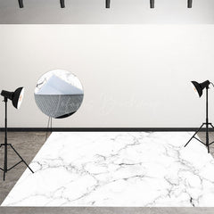 Lofaris Marble Floor Floral Door Wedding Room Set Backdrop