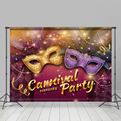 Lofaris Mask Masquerade Carnival February Party Backdrop
