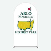 Lofaris Master His First Year Boys Birthday Arch Backdrop