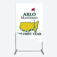 Lofaris Master His First Year Boys Birthday Rectangle Backdrop