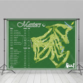 Lofaris Masters Green Golf Course Sports Backdrop For Party