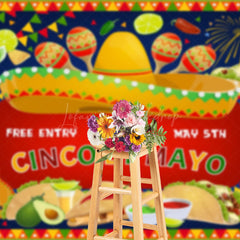 Lofaris May 5th Festival Mexico Dance Music Holiday Backdrop