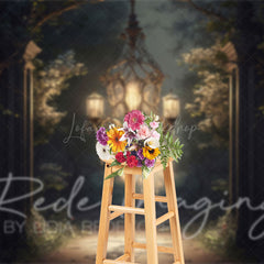 Lofaris Medieval Dark Magic Chandelier Architecture Backdrop