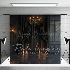 Lofaris Medieval Vintage Candle Dark Black Room Backdrop