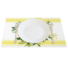 Lofaris Mediterranean Lemon Amalfi Coast Set of 4 Placemats