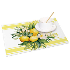 Lofaris Mediterranean Lemon Amalfi Coast Set of 4 Placemats