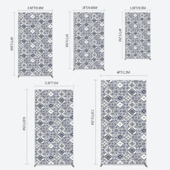 Lofaris Mediterranean Pattern Simple Birthday Rectangle Backdrop