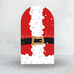 Lofaris Merry Christmas Santa Claus Arch Backdrop Cute Cartoon Ho Holiday Party Photo Booth Decor