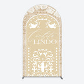 Lofaris Mexican Beige Cielito Lindo Birthday Arch Backdrop
