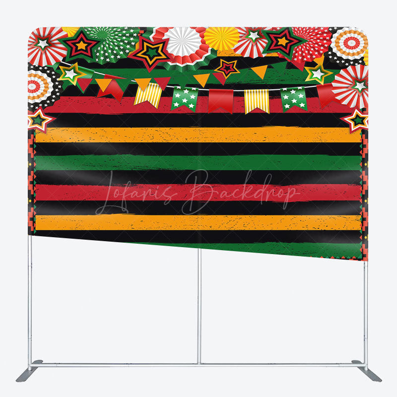 Lofaris Mexican Carnival Celebration Square Tension Backdrop