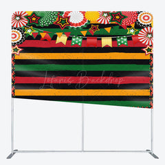 Lofaris Mexican Carnival Celebration Square Tension Backdrop