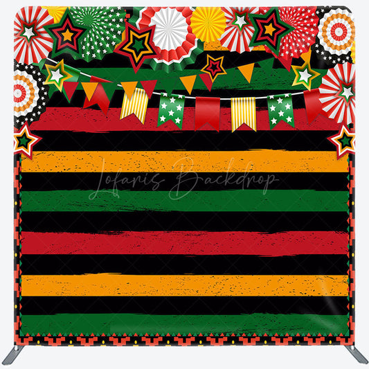 Lofaris Mexican Carnival Celebration Square Tension Backdrop