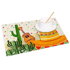 Lofaris Mexican Carnival Cinco De Mayo Set of 4 Placemats
