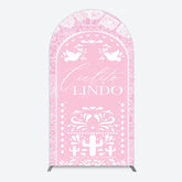 Lofaris Mexican Pink Cielito Lindo Birthday Arch Backdrop