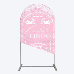 Lofaris Mexican Pink Cielito Lindo Birthday Arch Backdrop