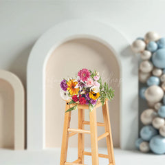 Lofaris Minimalist Balloons Arch Wedding Photography Backdrop