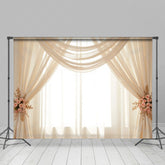 Lofaris Minimalist Light Boho Accent Sweet Wedding Backdrop