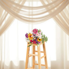 Lofaris Minimalist Light Boho Accent Sweet Wedding Backdrop