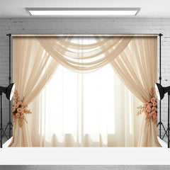 Lofaris Minimalist Light Boho Accent Sweet Wedding Backdrop