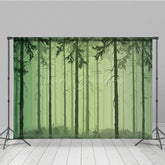 Lofaris Misty Forest Horror Scary Theme Photography Backdrop