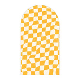 Lofaris Modern Twisted Checkered Arch Backdrop Charming Plaid Pattern Party Decor For Birthday