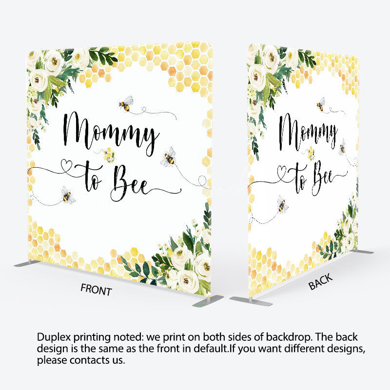 Lofaris Mommy To Bee Honeycomb Baby Shower Tension Backdrop
