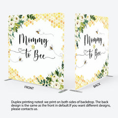 Lofaris Mommy To Bee Honeycomb Baby Shower Tension Backdrop