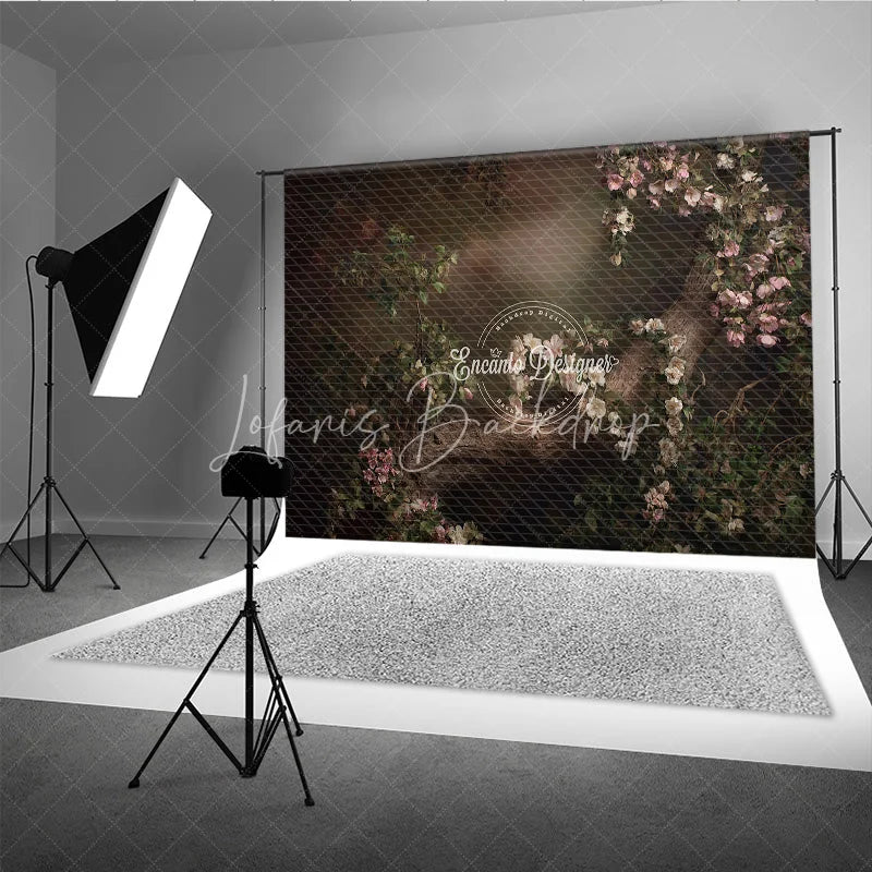 Lofaris Moody Tree Branch Photography Backdrop Fine Art Enchanted Forest Dark and Painterly Portrait Background