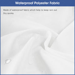 Lofaris Mottled Wall Door Waterproof Printed Outdoor Curtains