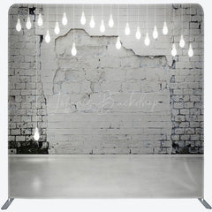 Lofaris Mottled Wall Light Bulbs Square Tension Backdrop