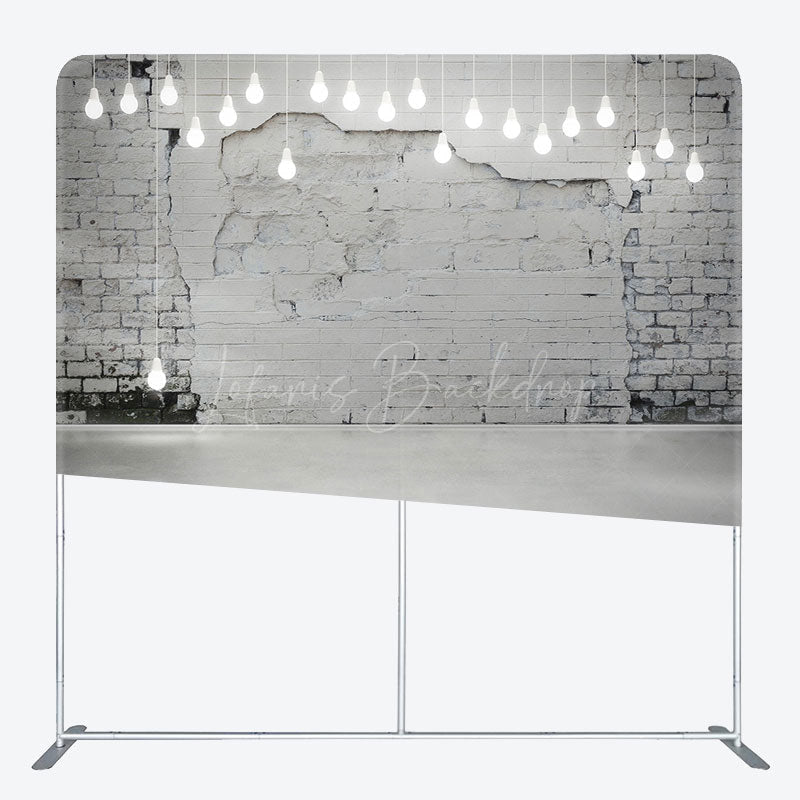 Lofaris Mottled Wall Light Bulbs Square Tension Backdrop