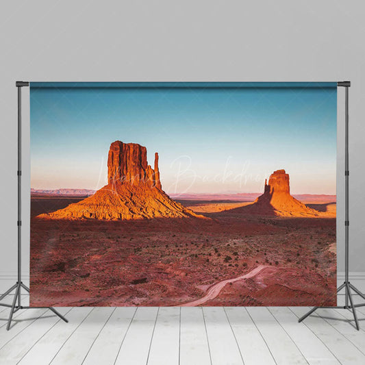 Lofaris Mountains Under The Sunset Scenery Photo Backdrop