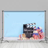 Lofaris Movie Theater Popcorn Birthday Cake Smash Backdrop