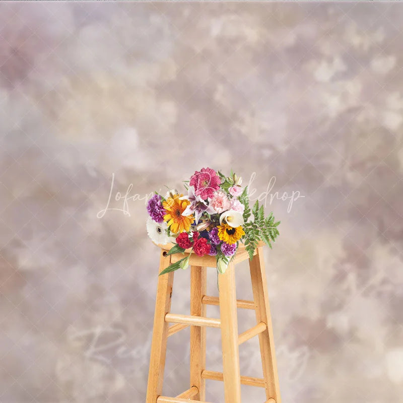Lofaris Muted Abstract Painterly Photography Backdrop Distressed Beige Purple Brown Texture for Studio Photo Shoot
