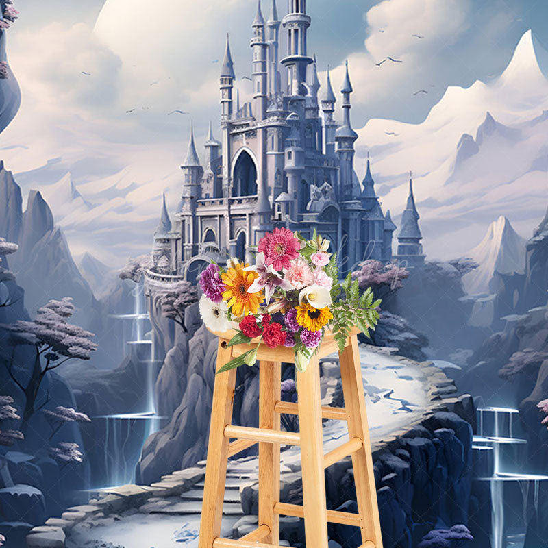 Lofaris Mysterious And Tortuous Path Castle Photo Backdrop