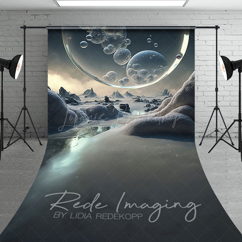 Lofaris Mysterious Galactic Bubbles Fine Art Sweep Backdrop