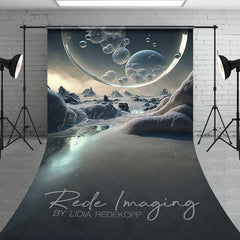 Lofaris Mysterious Galactic Bubbles Fine Art Sweep Backdrop