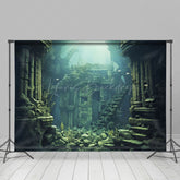 Lofaris Mysterious Underwater Ruins World Photo Backdrop
