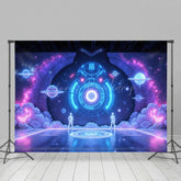 Lofaris Mystical Futuristic Portal Astronaut Planet Backdrop