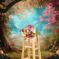 Lofaris Natural Plant Floral Trees Scenery Photo Backdrop