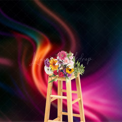 Lofaris Neon Color Simple Vibe Abstract Textured Backdrop