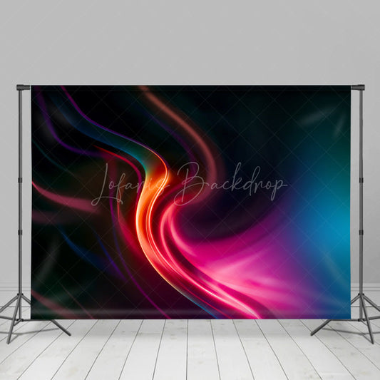 Lofaris Neon Color Simple Vibe Abstract Textured Backdrop