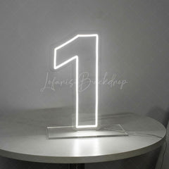 Lofaris 24inch Neon Sign LED Number For Birthday Party Decor