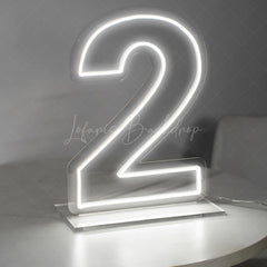 Lofaris 24inch Neon Sign LED Number For Birthday Party Decor