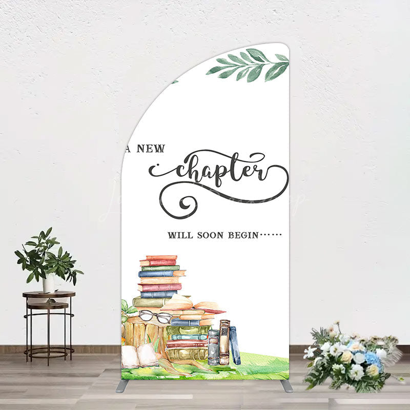 Lofaris New Chapter Books Baby Shower Sweet Half Moon Arch Backdrop