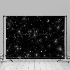 Lofaris Night Black Starry Sky Grassland Combo Set Backdrop