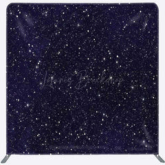 Lofaris Night Dark Blue Starry Sky Square Tension Backdrop