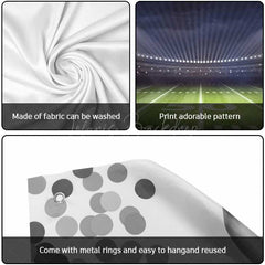 Lofaris Night Floodlit Football Goal Field Garage Door Banner