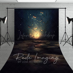 Lofaris Night Lighted Mystical Butterflies Sweep Backdrop