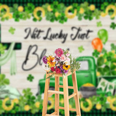 Lofaris Not Lucky Just Blessed St Patricks Day Backdrop